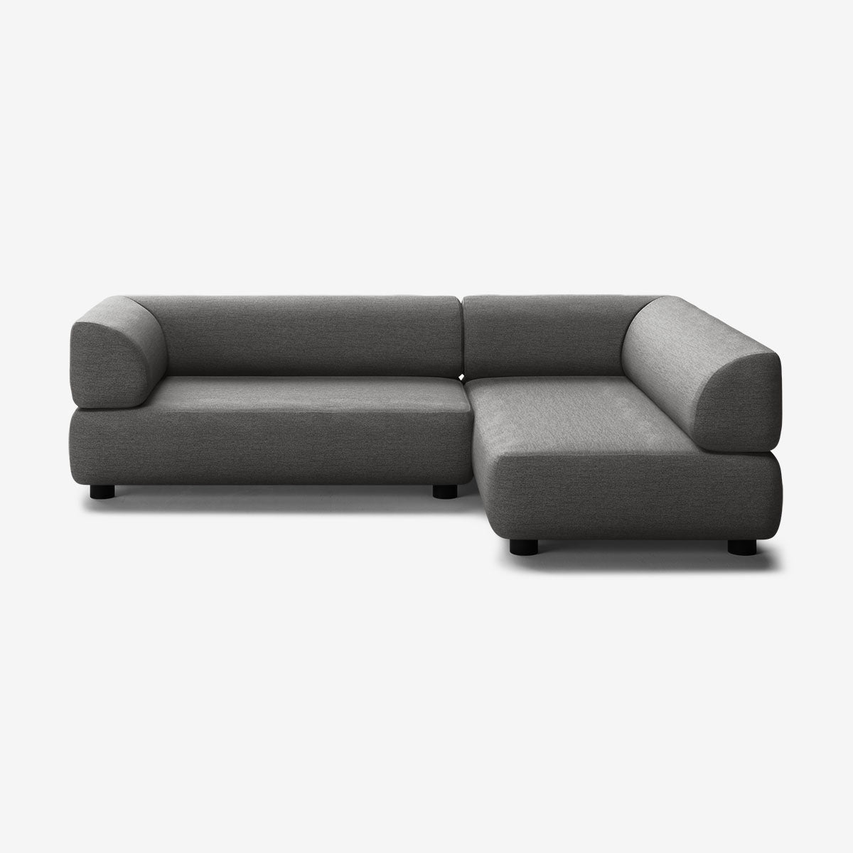 Bolder Sofa 245x170 Links Nantes Sooty Niedrige Beine