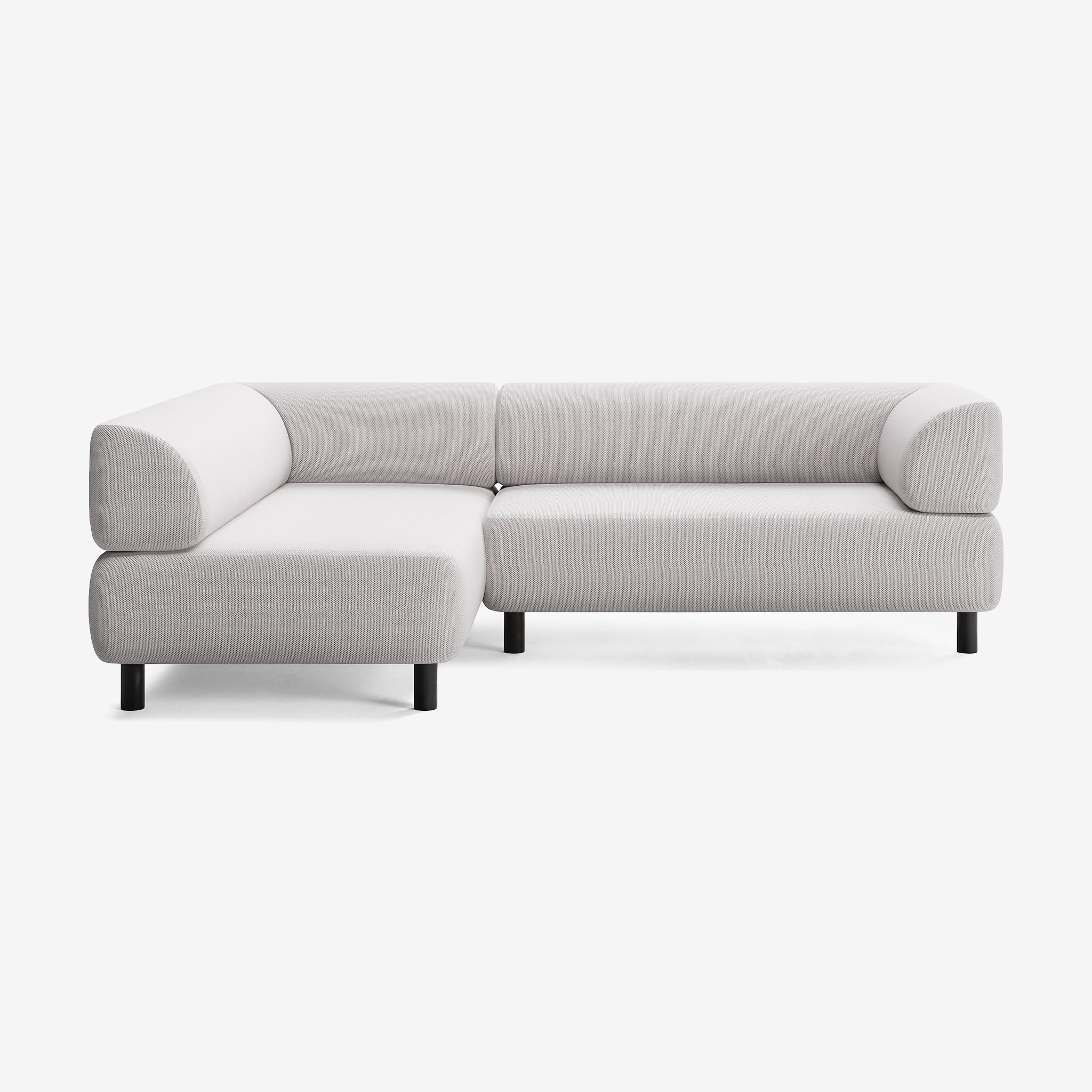 Bolder Sofa 245x170 Rechts Arc Concrete Schwarz