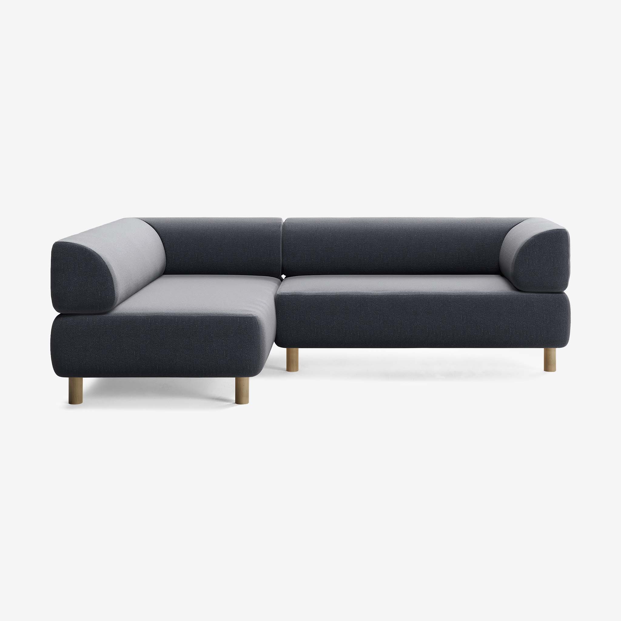 Bolder Sofa 245x170 Rechts Heritage Indigo Eiche