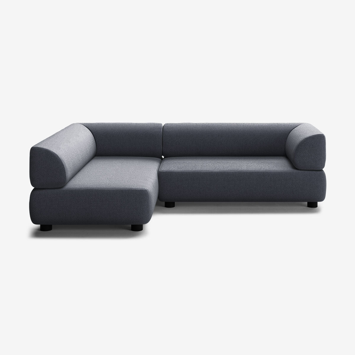 Bolder Sofa 245x170 Rechts Heritage Indigo Niedrige Beine
