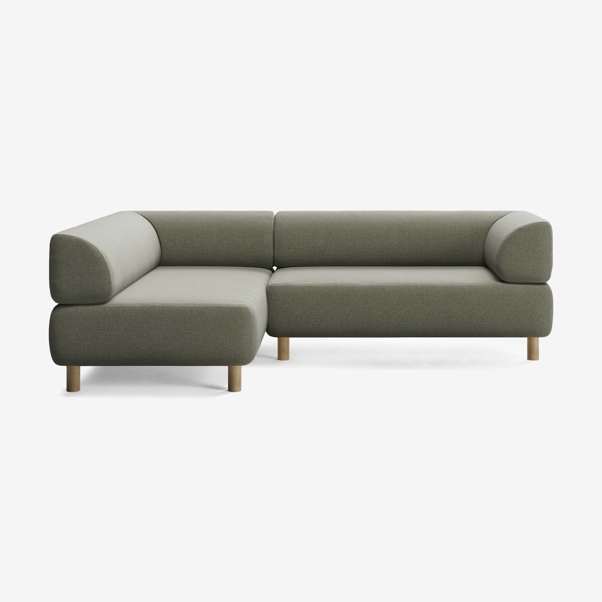 Bolder Sofa 245x170 Rechts Heritage Leaf Eiche