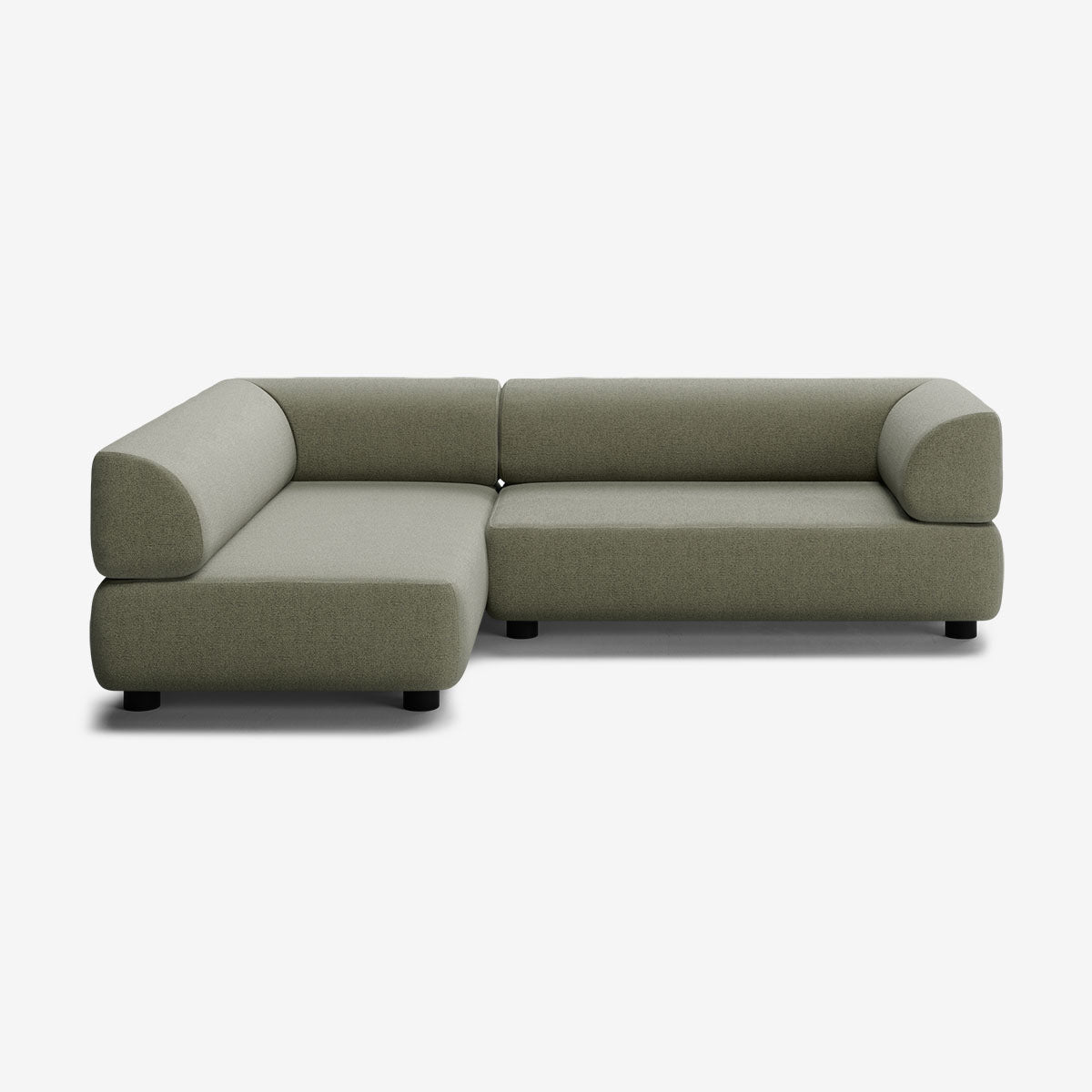 Bolder Sofa 245x170 Rechts Heritage Leaf Niedrige Beine