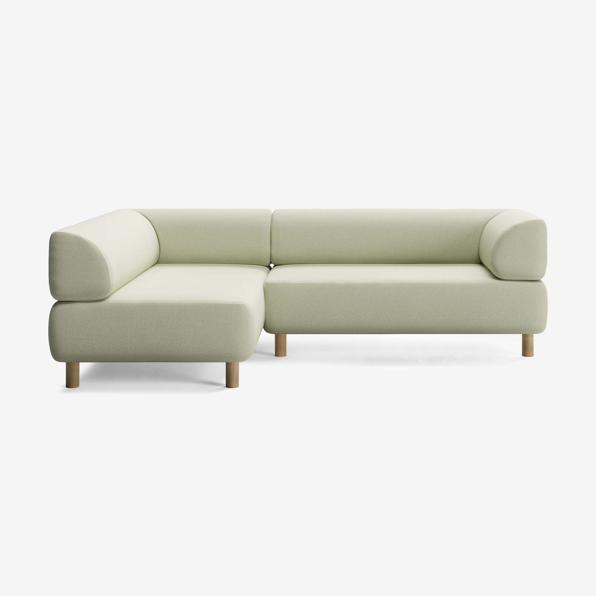 Bolder Sofa 245x170 Rechts Heritage Moss Eiche