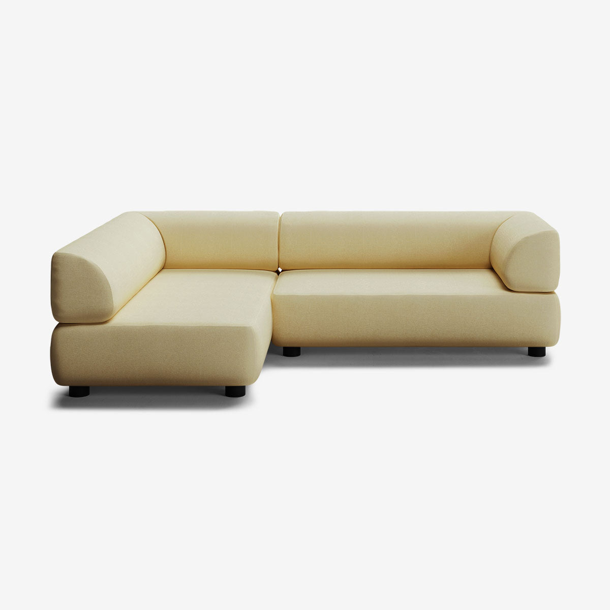 Bolder Sofa 245x170 Rechts Nantes Amber Niedrige Beine