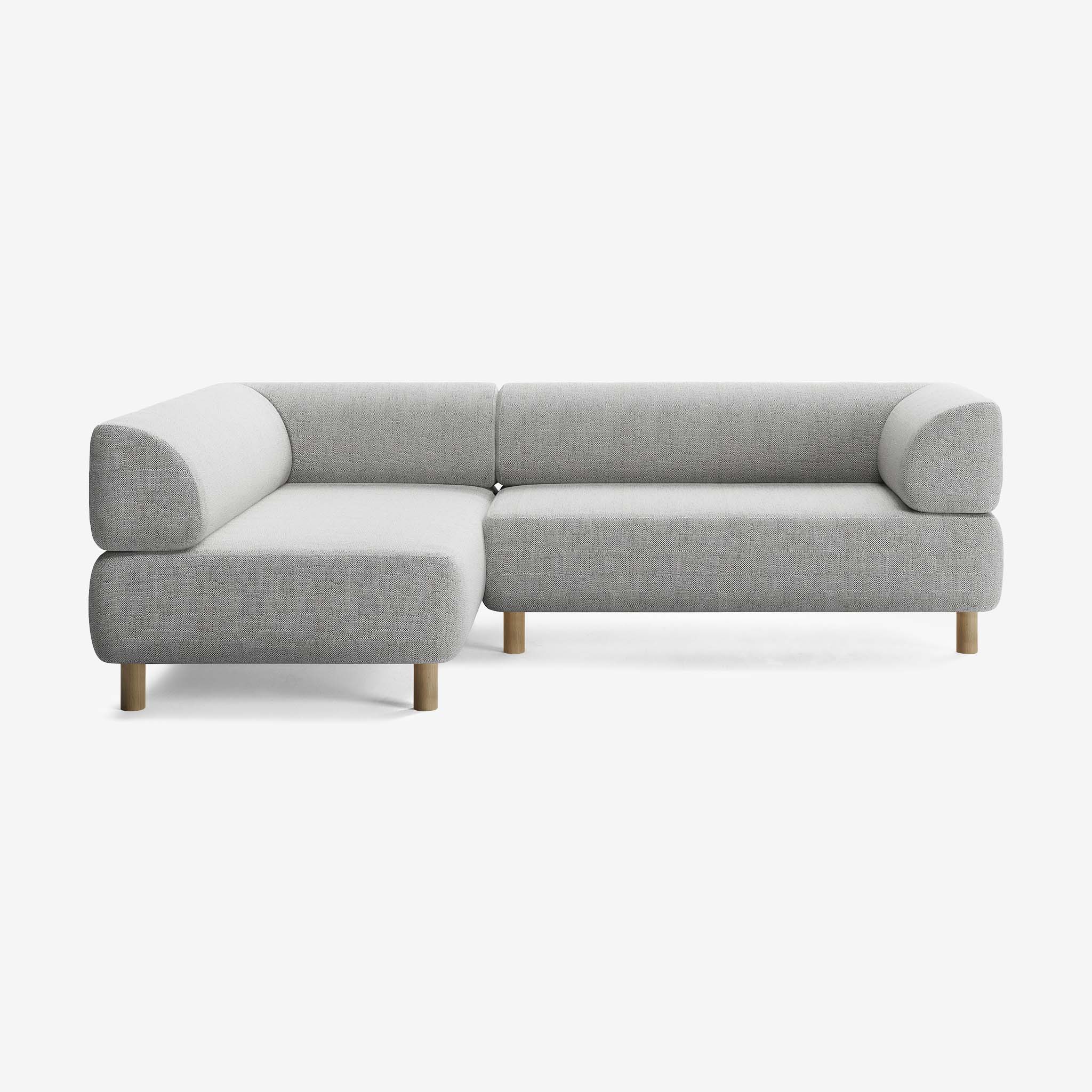 Bolder Sofa 245x170 Rechts Savant Nimbus Eiche