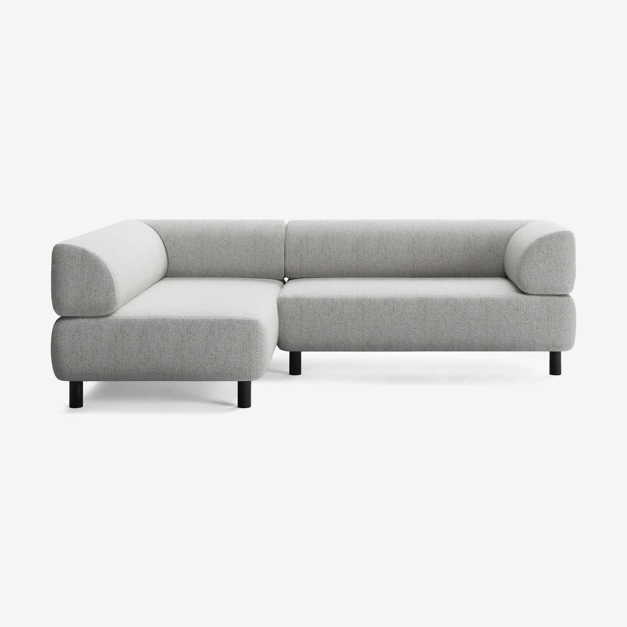 Bolder Sofa 245x170 Rechts Savant Nimbus Schwarz