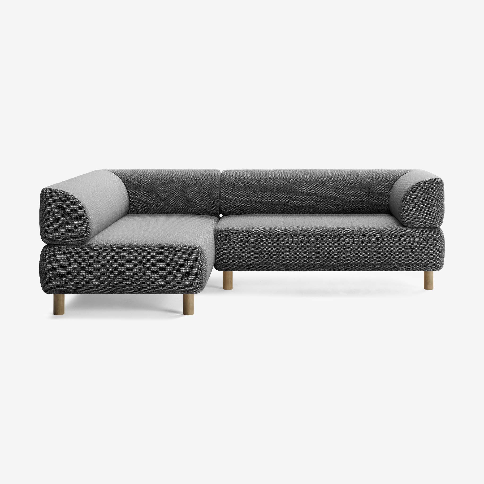Bolder Sofa 245x170 Rechts Savant Tornado Eiche