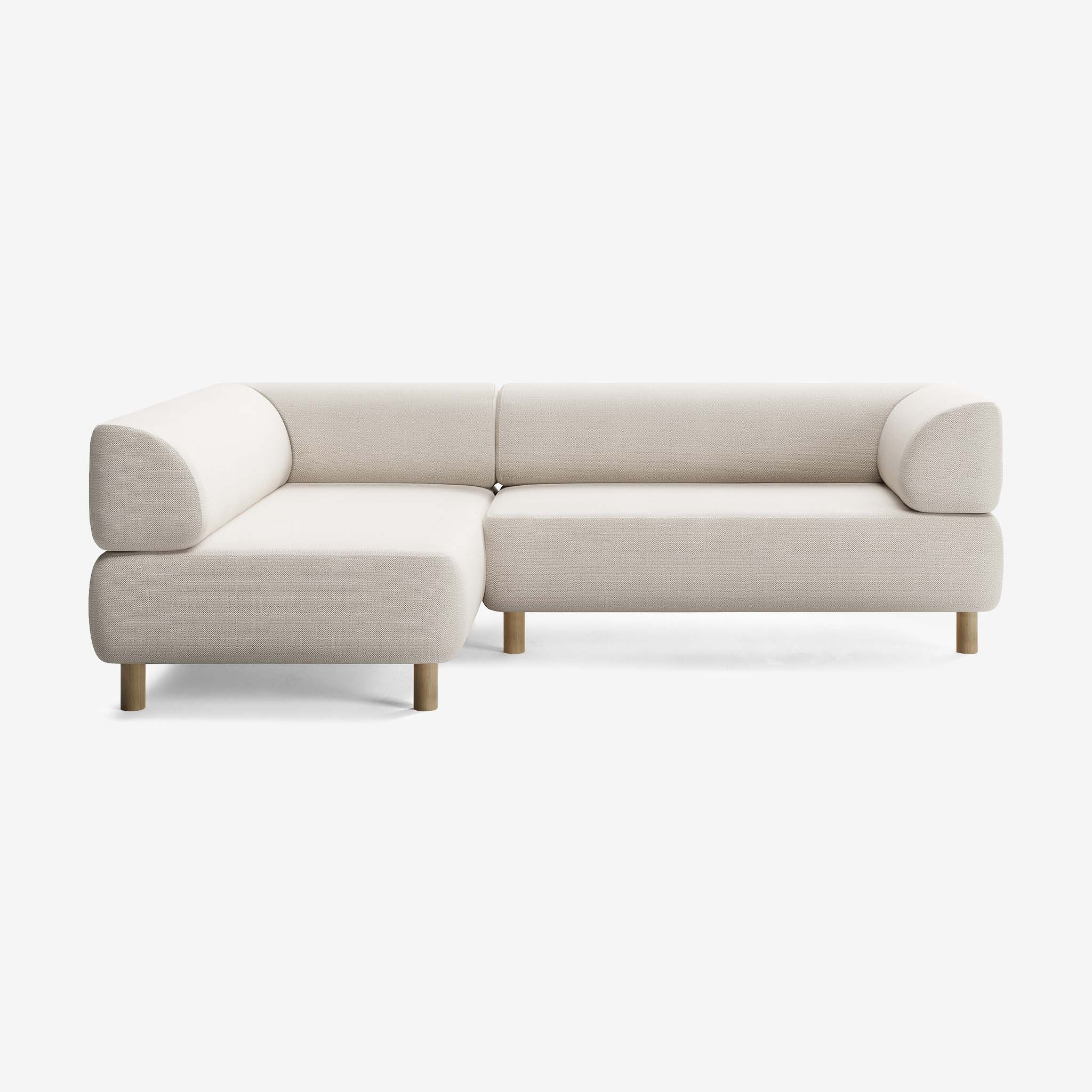 Bolder Sofa 245x170 Rechts Savant Whisper Eiche