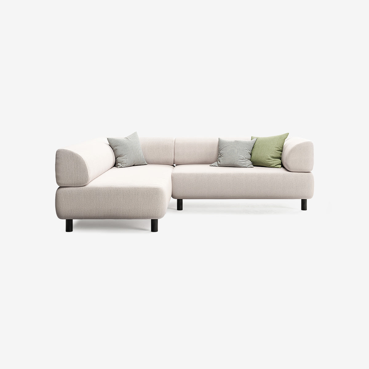 Bolder Sofa 245x200 4-Sitzer Rechts Savant Whisper Thumbnail
