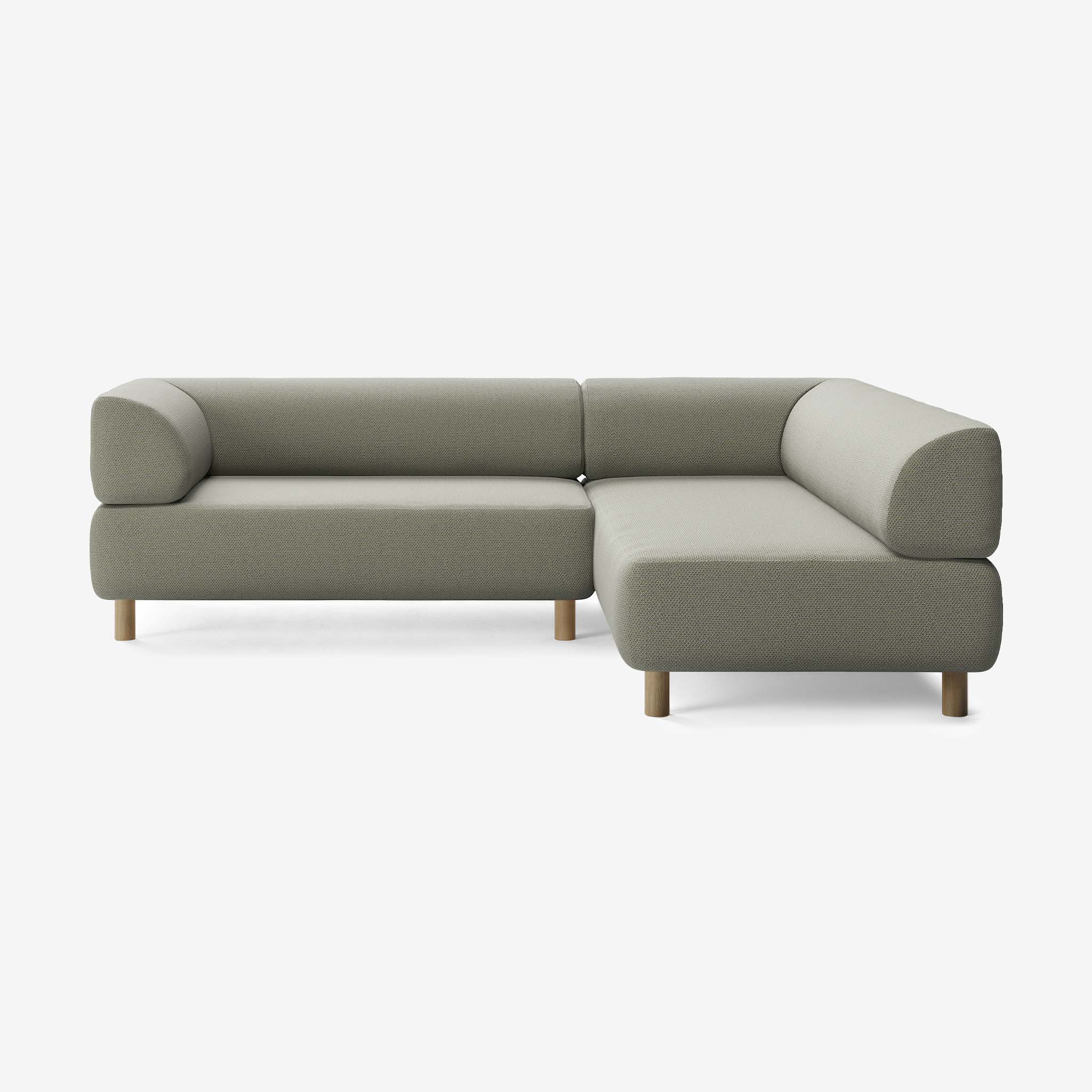 Bolder Sofa 245x200 Links Arc Oxide Eiche 