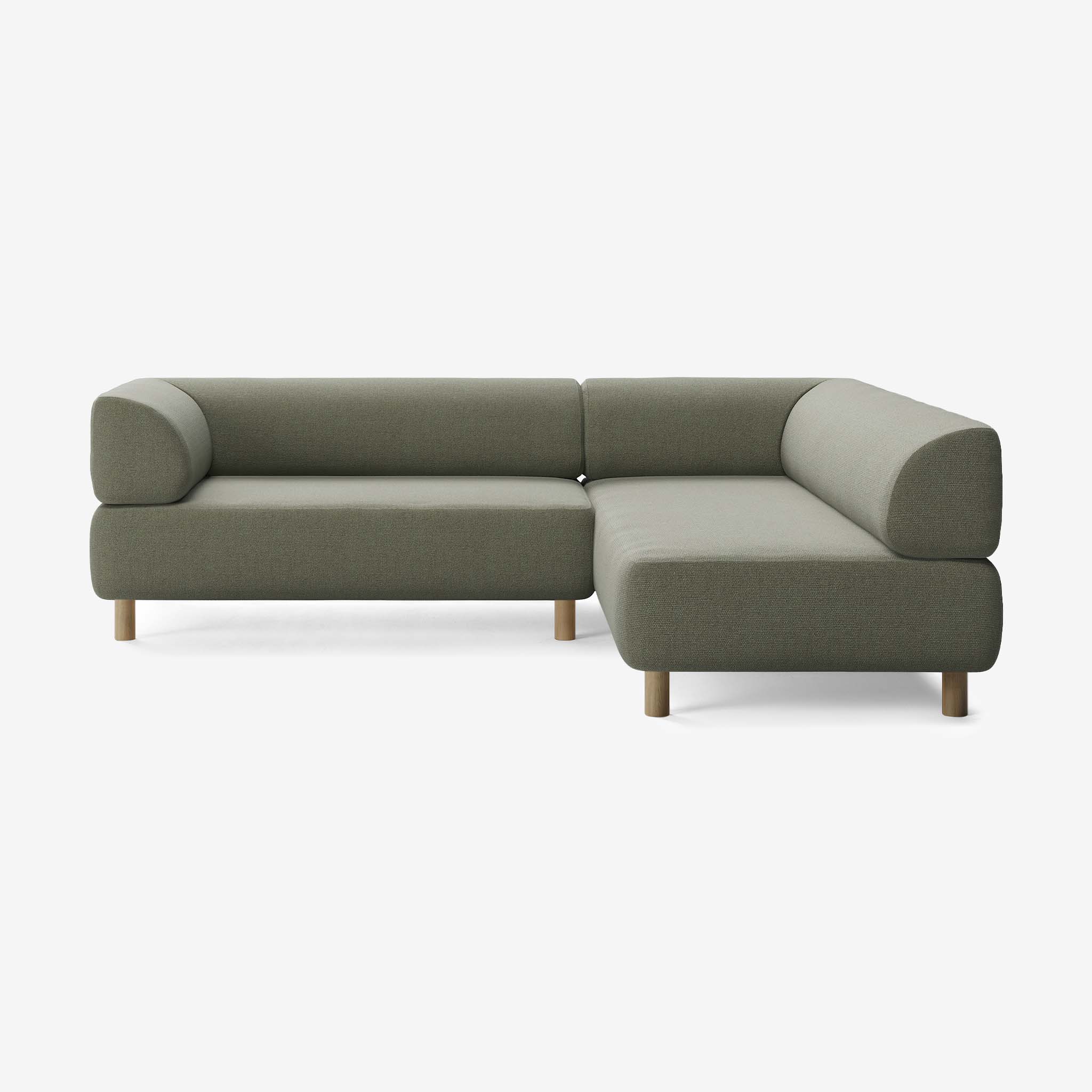 Bolder Sofa 245x200 Links Heritage Leaf Eiche 