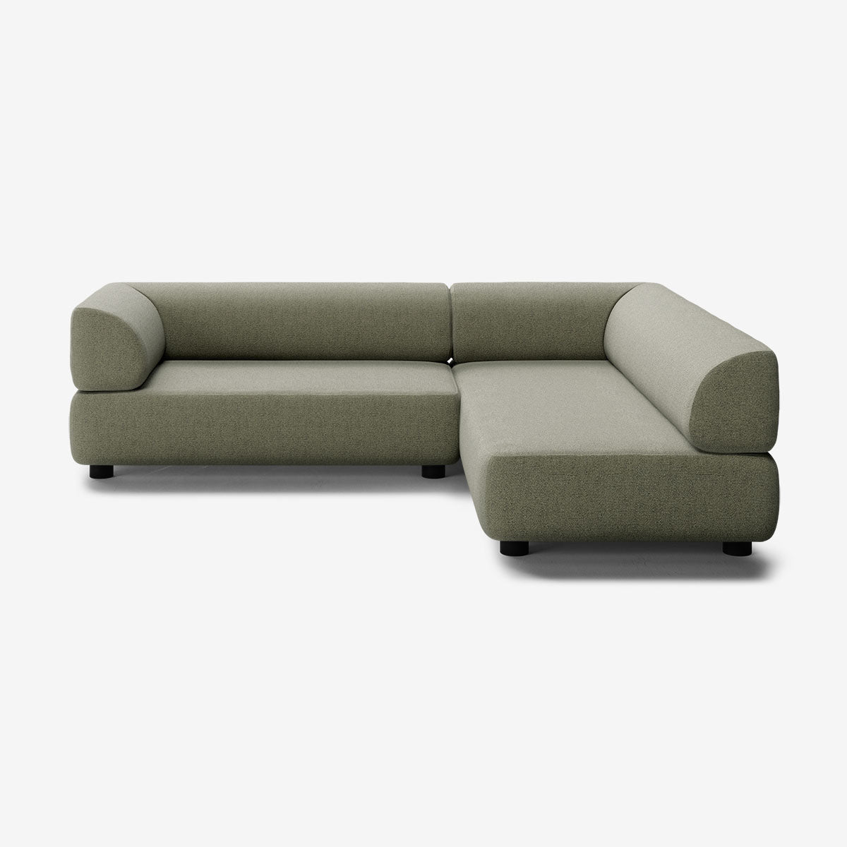 Bolder Sofa 245x200 Links Heritage Leaf Niedrige Beine