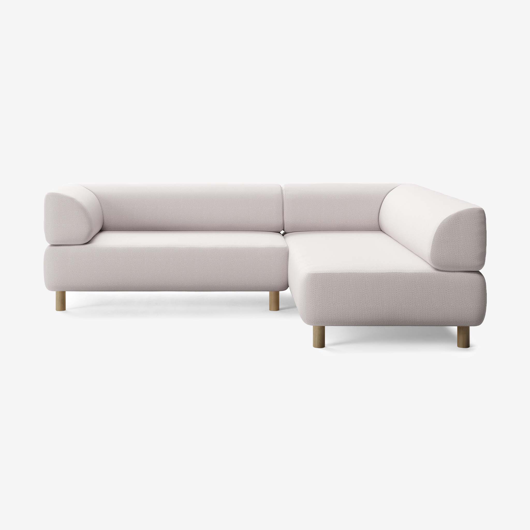 Bolder Sofa 245x200 Links Loop Marble Eiche 