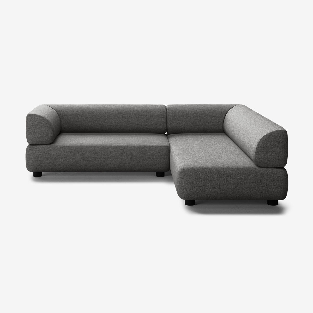 Bolder Sofa 245x200 Links Nantes Sooty Niedrige Beine