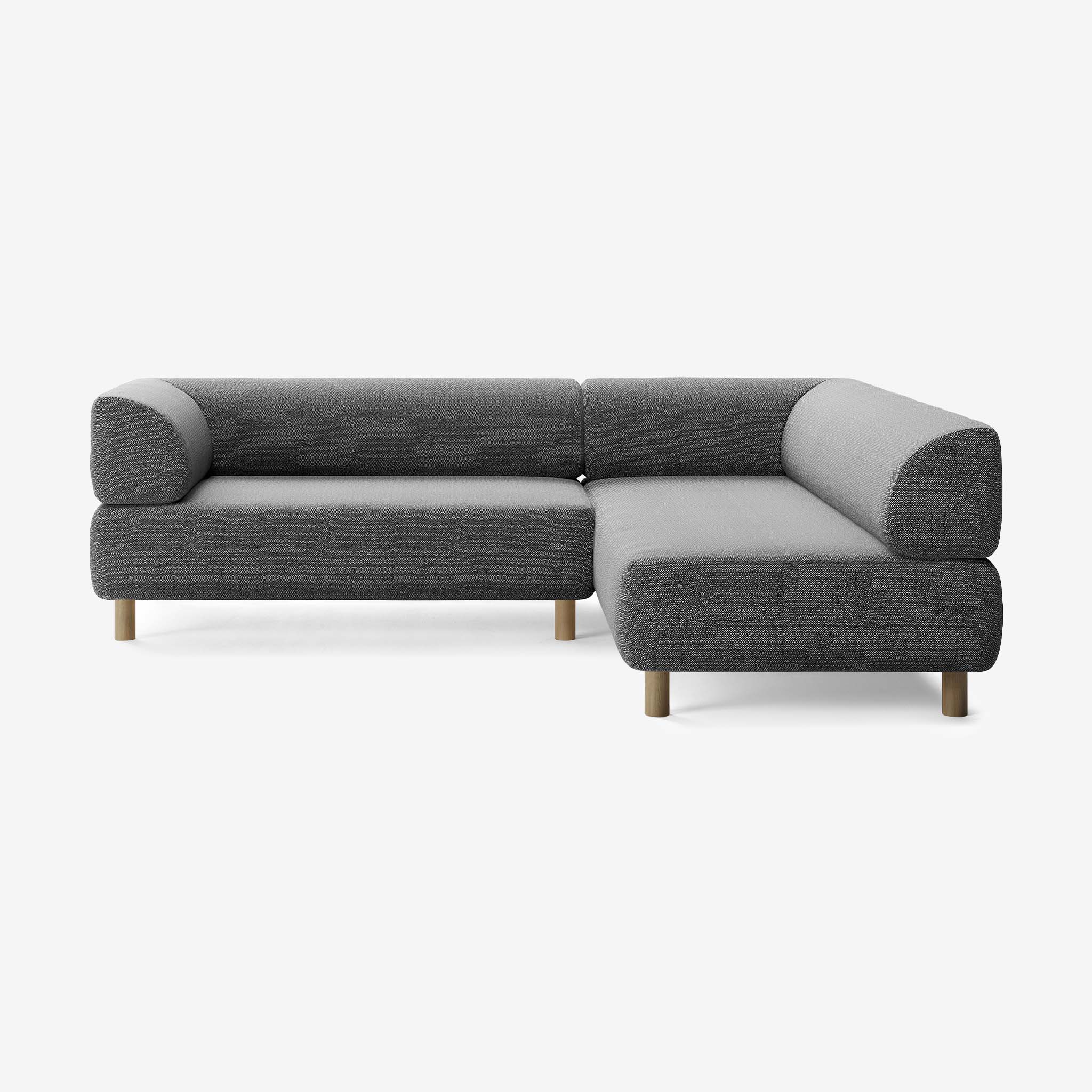 Bolder Sofa 245x200 Links Savant Tornado Eiche 