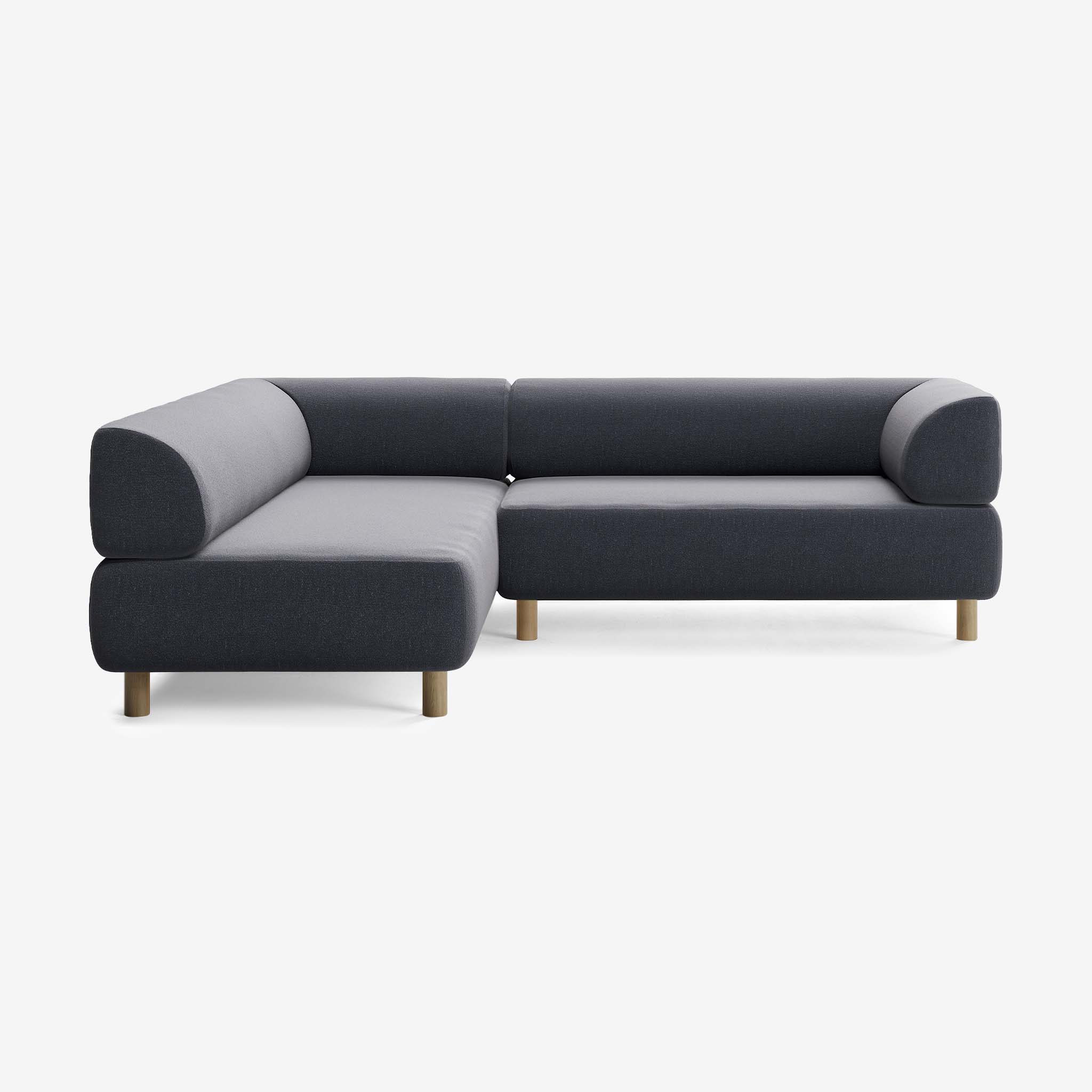 Bolder Sofa 245x200 Rechts Heritage Indigo Eiche 