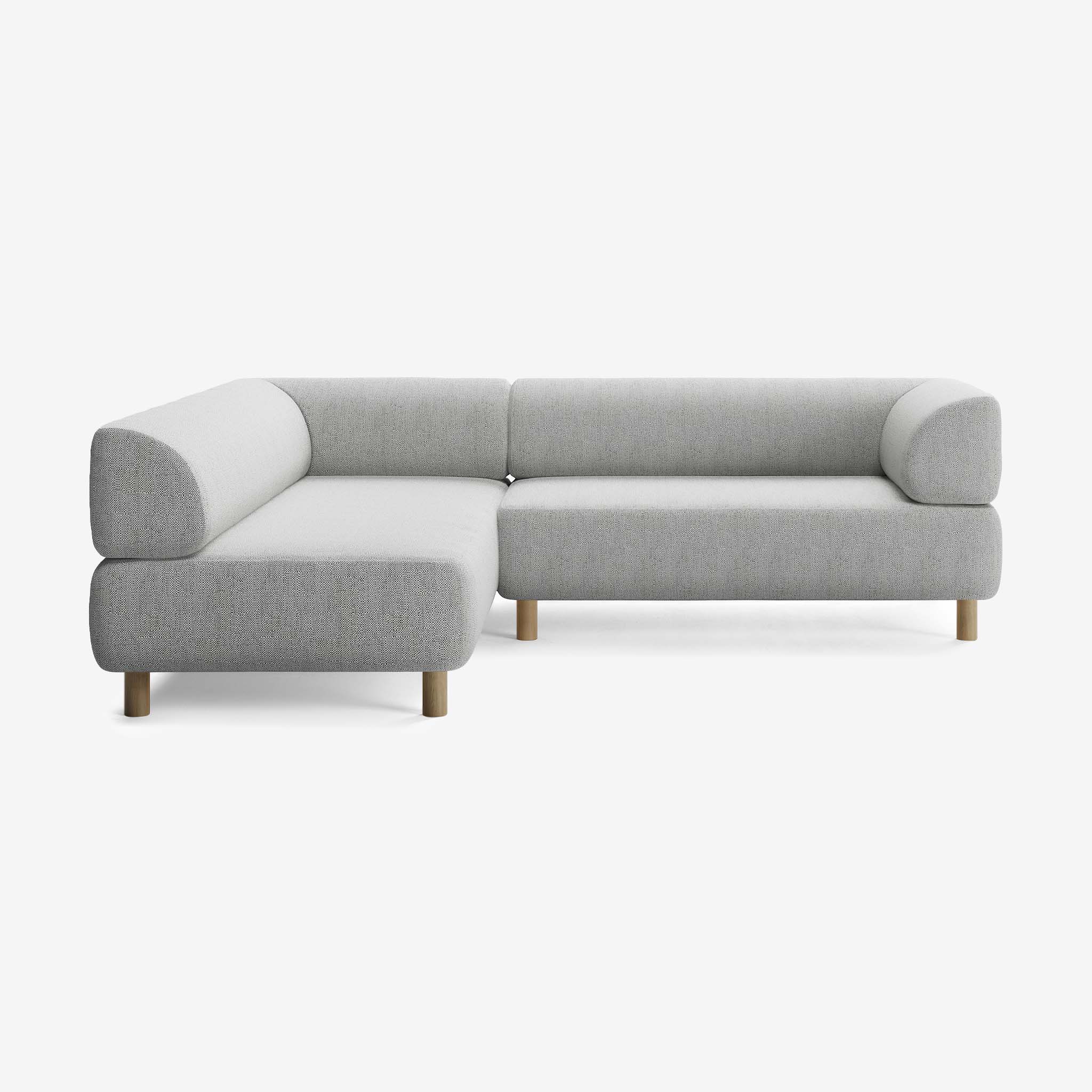 Bolder Sofa 245x200 Rechts Savant Nimbus Eiche 