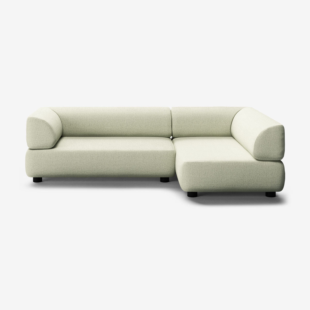 Bolder Sofa 265x150 Links Heritage Moss Niedrige Beine