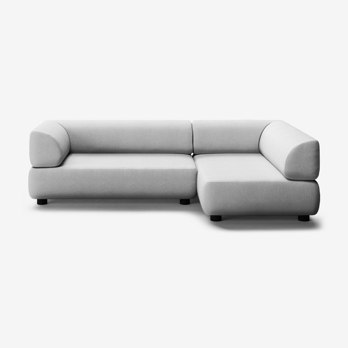 Bolder Sofa 265x150 Links Nantes Grey Chine Niedrige Beine
