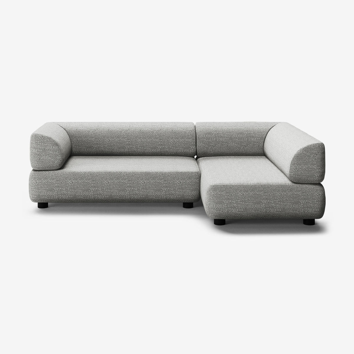 Bolder Sofa 265x150 Links Savant Zinc Niedrige Beine