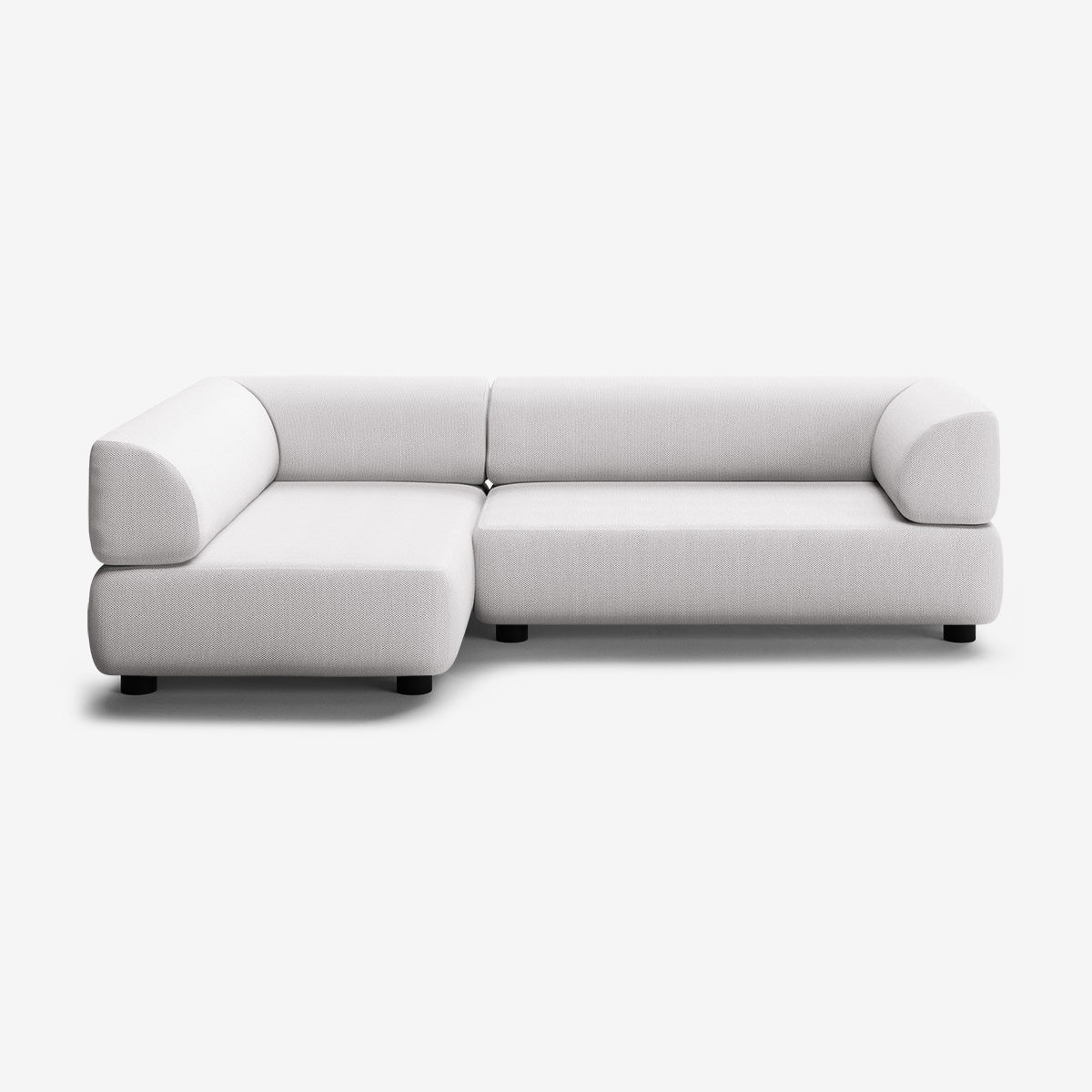 Bolder Sofa 265x150 Rechts Arc Concrete Niedrige Beine