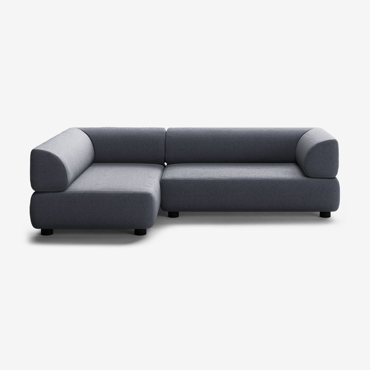 Bolder Sofa 265x150 Rechts Heritage Indigo Niedrige Beine