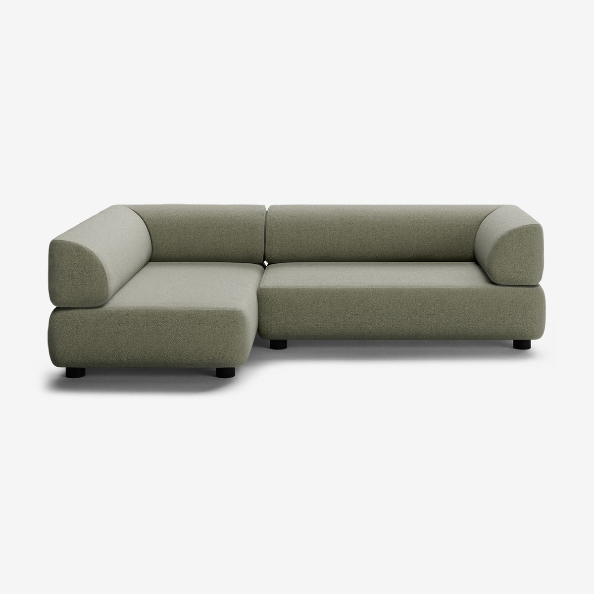 Bolder Sofa 265x150 Rechts Heritage Leaf Niedrige Beine