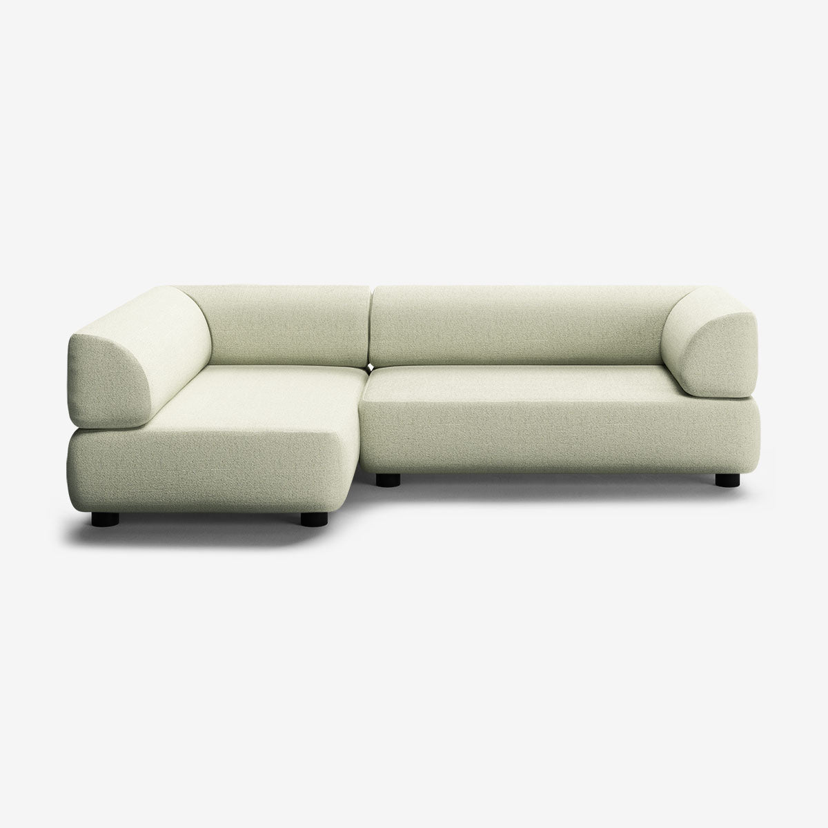 Bolder Sofa 265x150 Rechts Heritage Moss Niedrige Beine