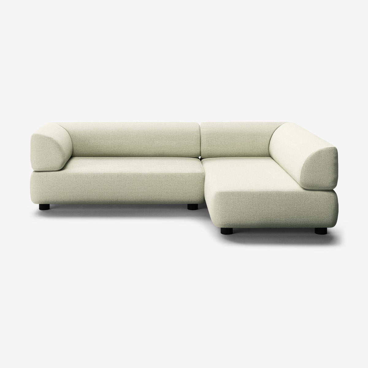 Bolder Sofa 265x170 Links Heritage Moss Niedrige Beine