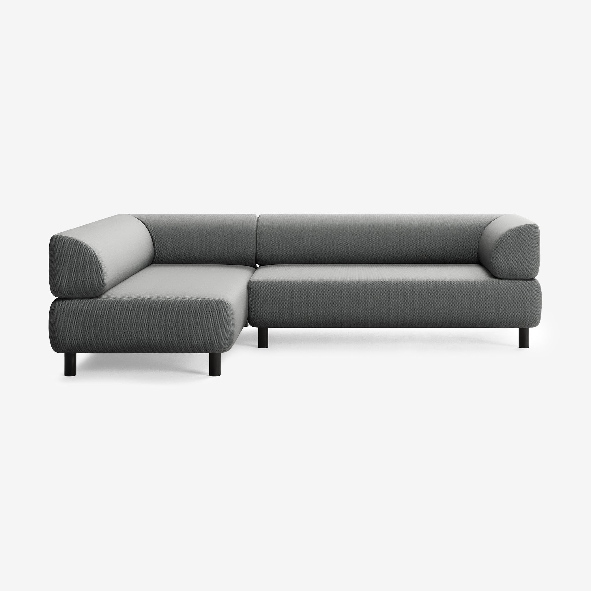 Bolder Sofa 265x170 Loop Charcoal Rechts