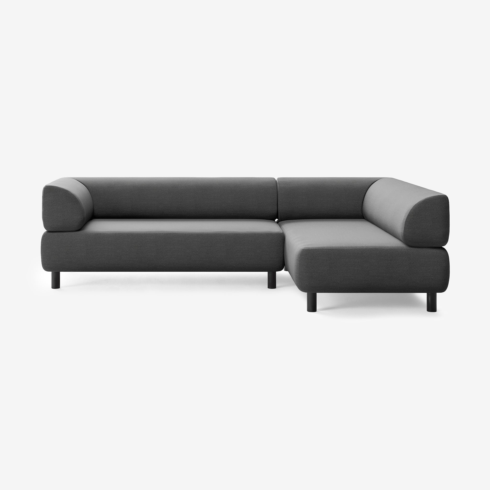 Bolder Sofa 265x170 Nantes Sooty Links