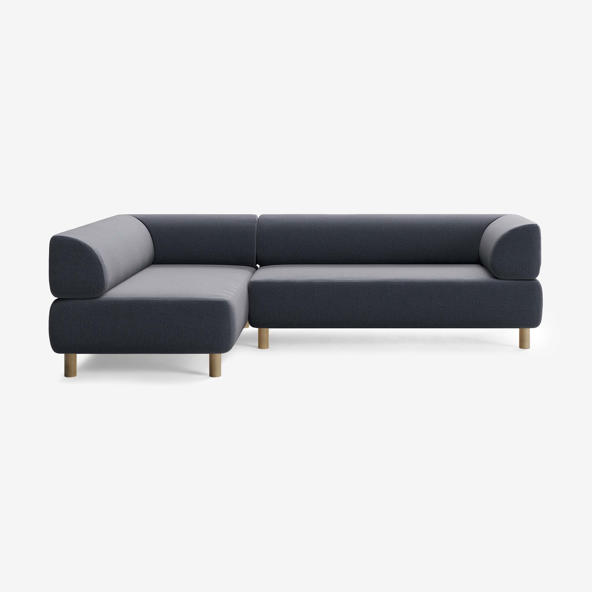 Bolder Sofa 265x170 Rechts Heritage Indigo Eiche