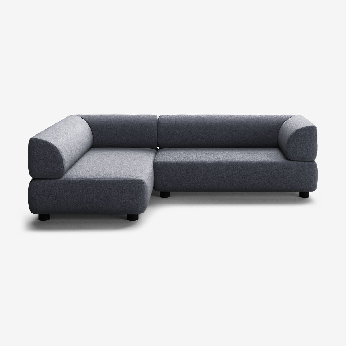 Bolder Sofa 265x170 Rechts Heritage Indigo Niedrige Beine