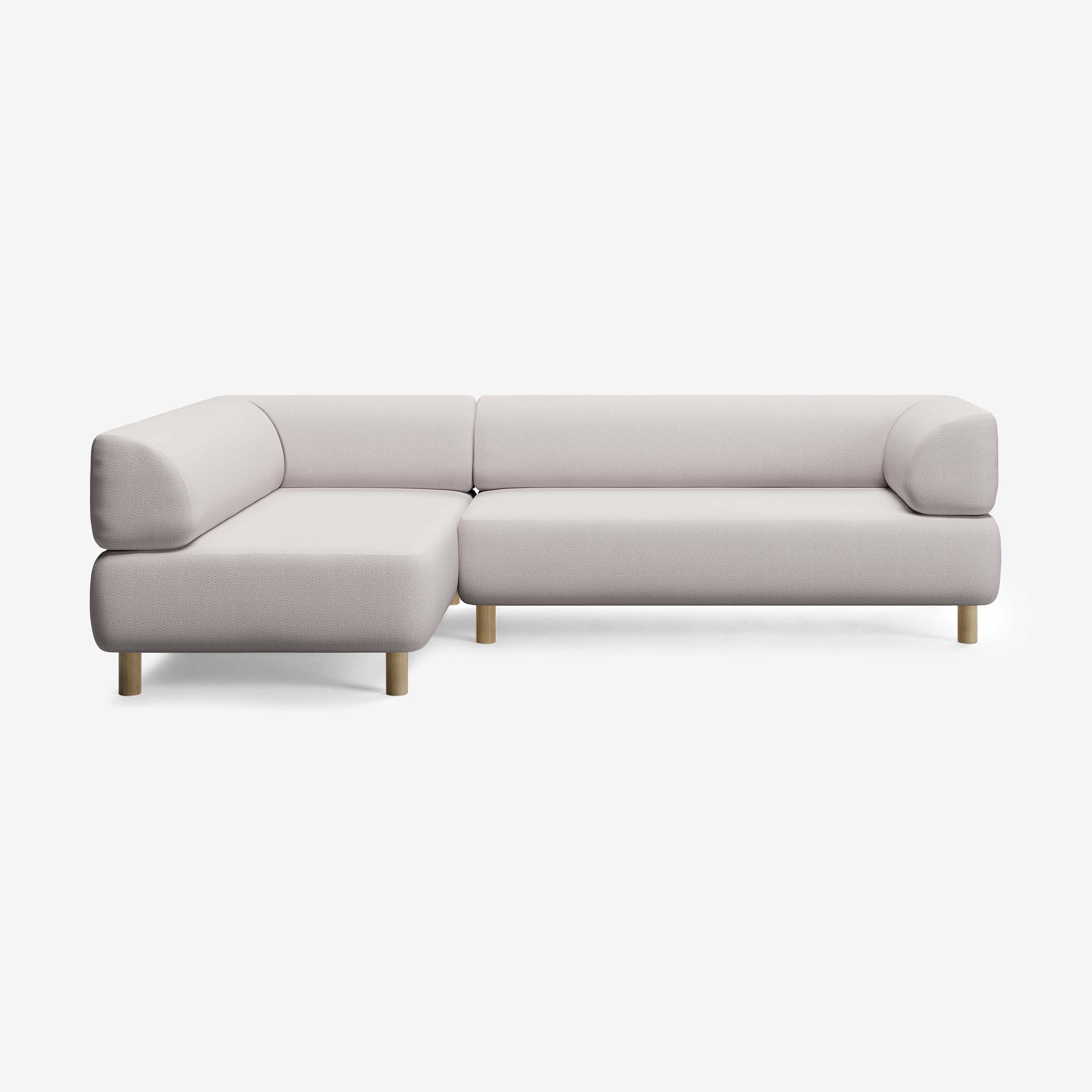 Bolder Sofa 265x170 Rechts Loop Marble Eiche