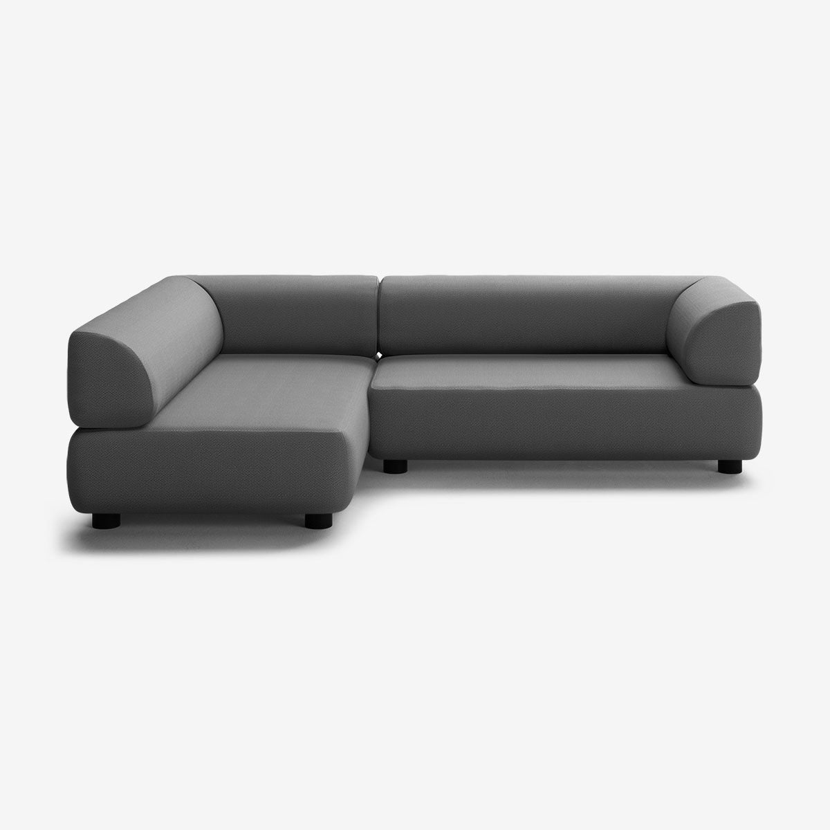 Bolder Sofa 265x170 Rechts Loop Shadow Niedrige Beine