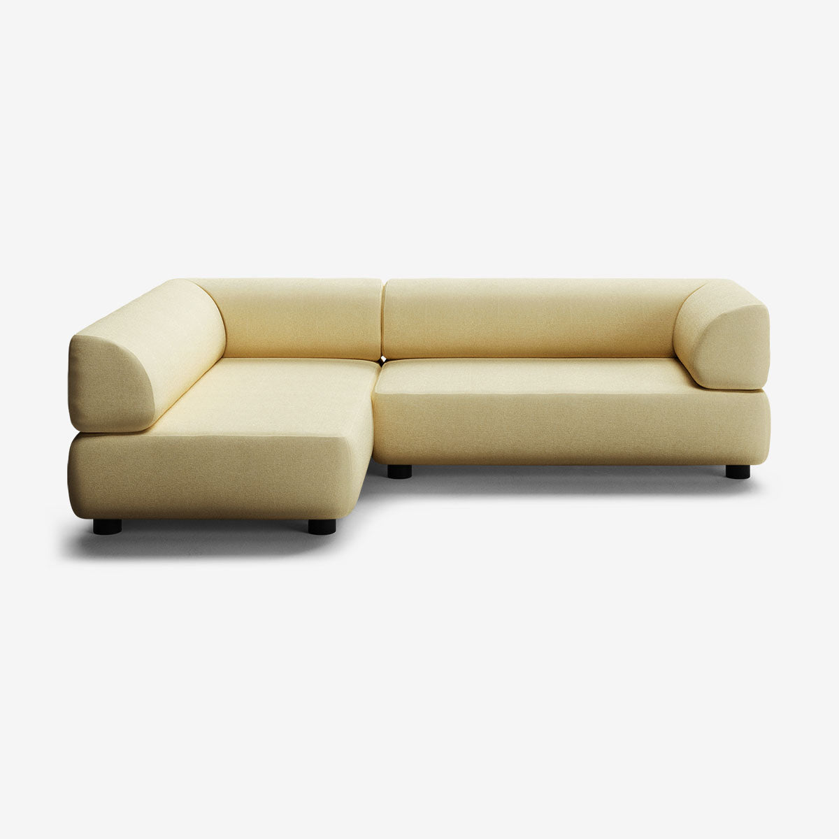 Bolder Sofa 265x170 Rechts Nantes Amber Niedrige Beine
