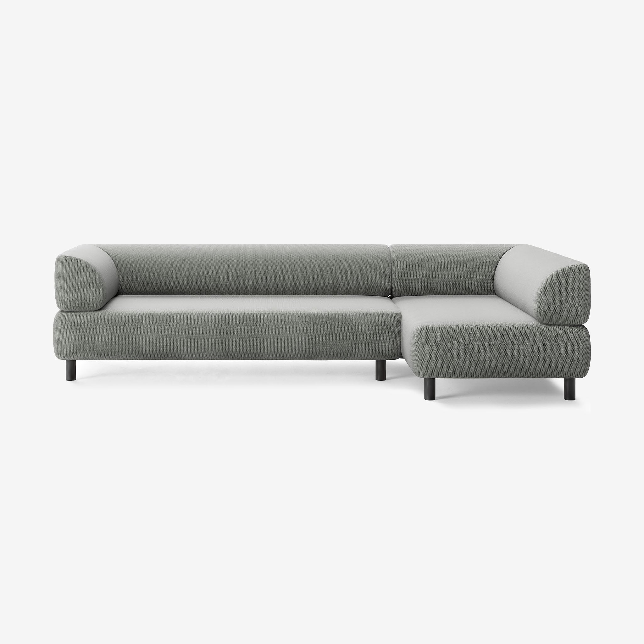 Bolder Sofa 290x150 Arc Lead Links Schwarz