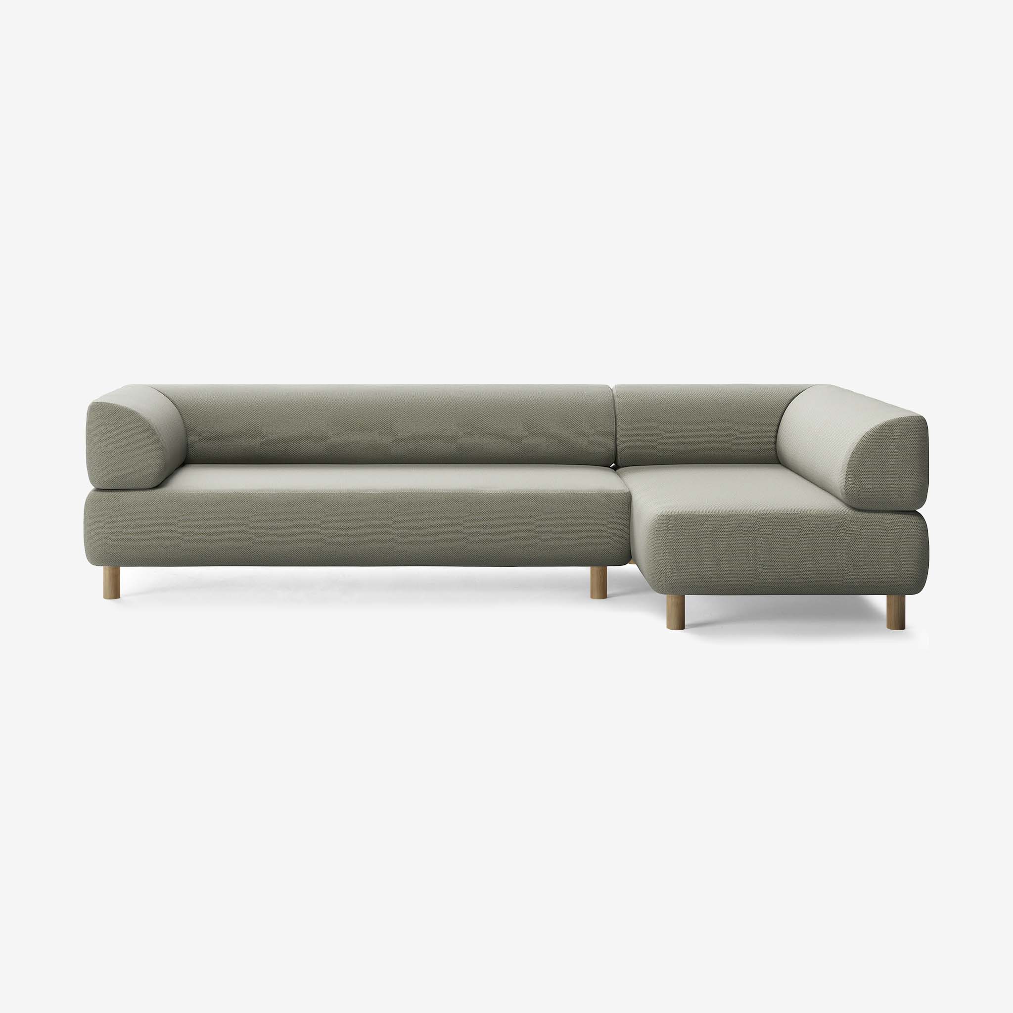 Bolder Sofa 295x150 Links Arc Oxide Eiche