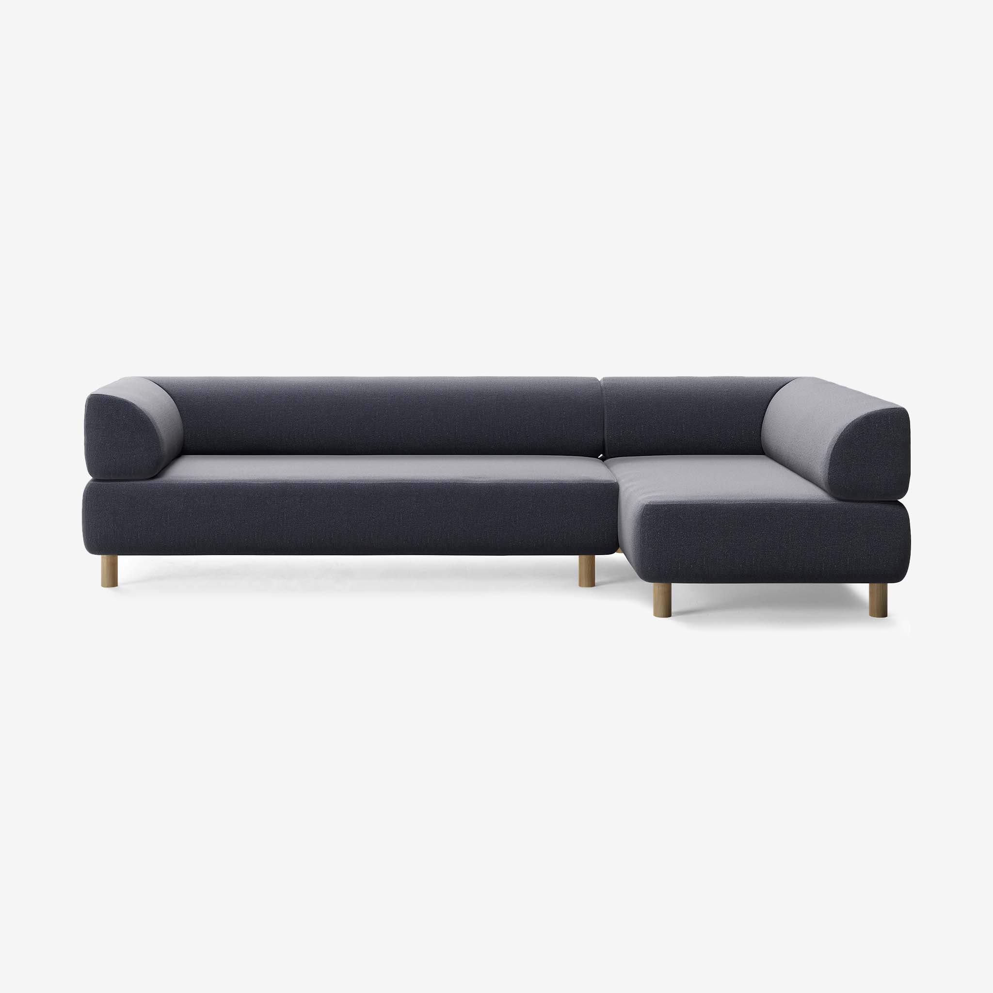 Bolder Sofa 295x150 Links Heritage Indigo Eiche