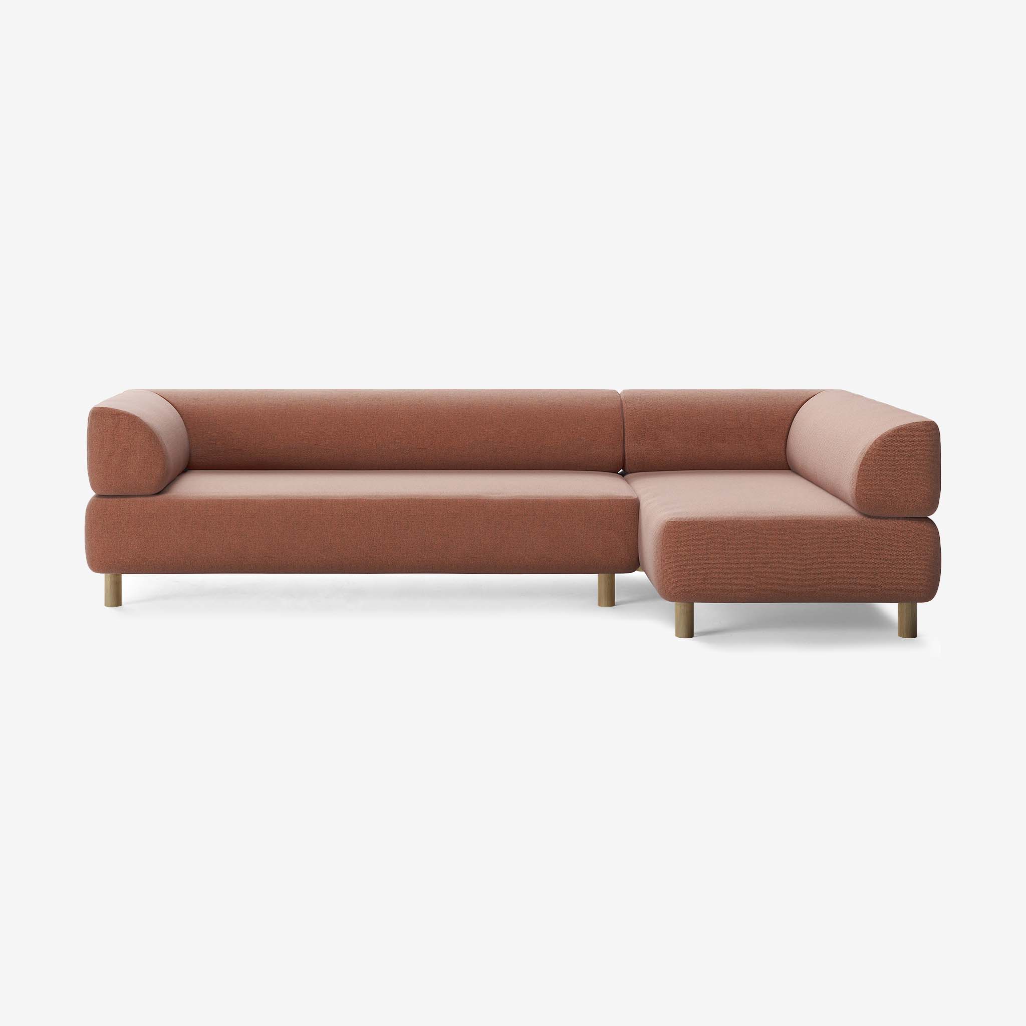 Bolder Sofa 295x150 Links Heritage Rust Eiche