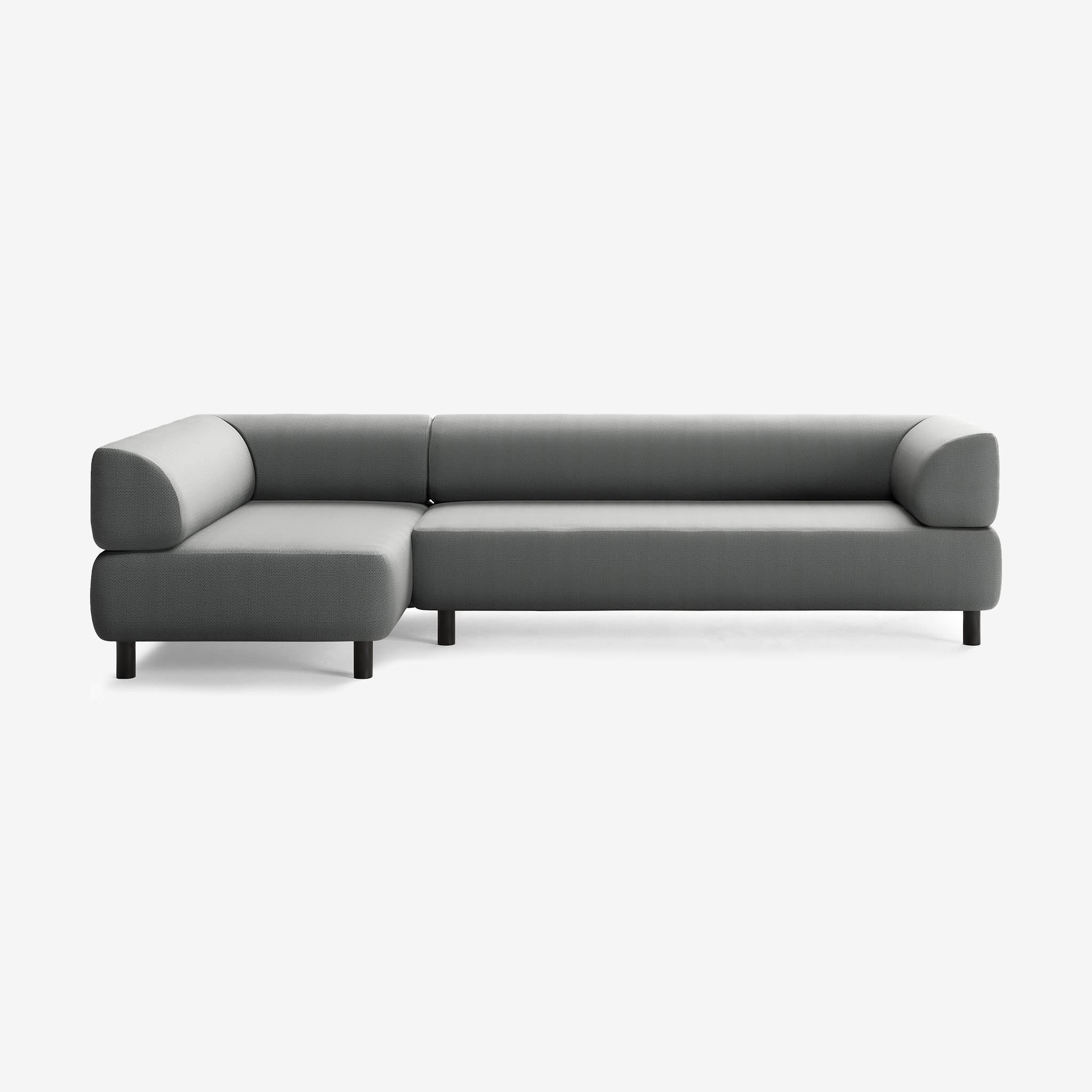 Bolder Sofa 295x150 Loop Charcoal Rechts