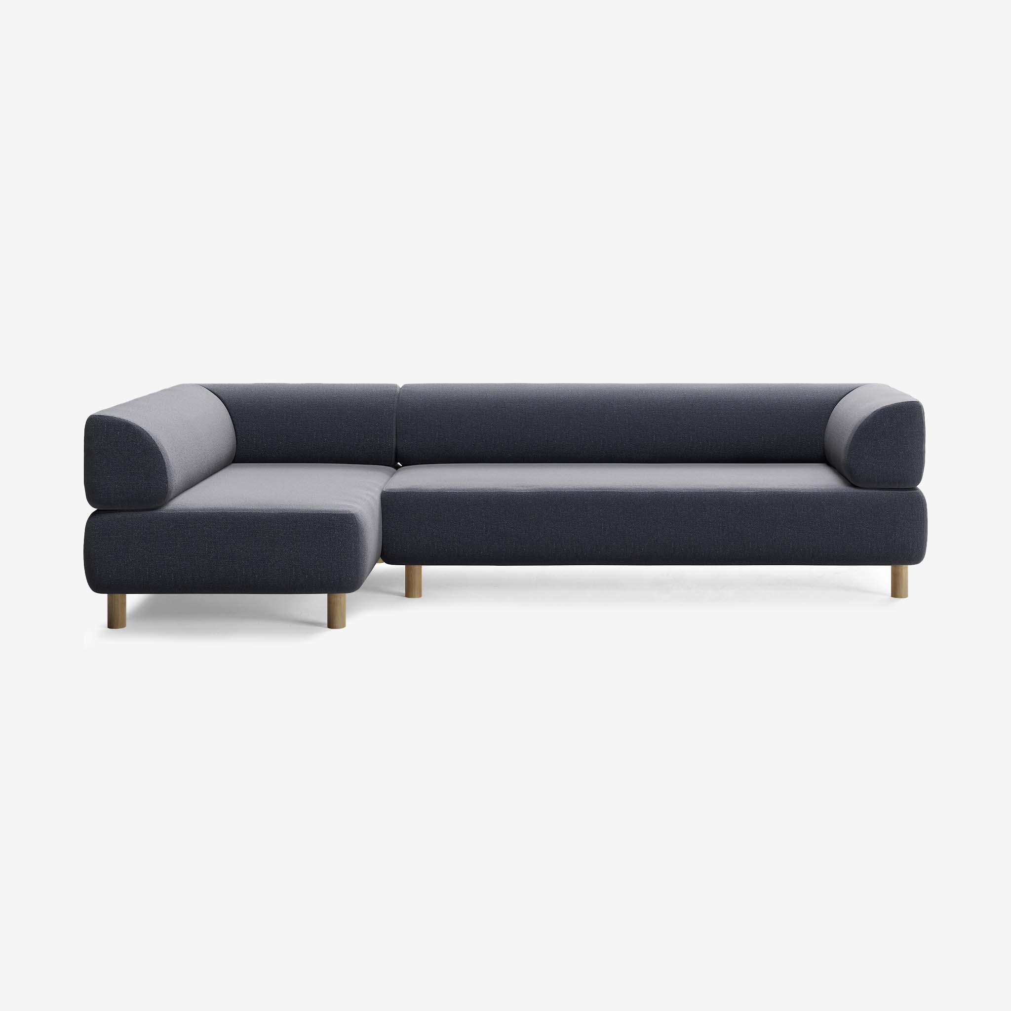 Bolder Sofa 295x150 Rechts Heritage Indigo Eiche