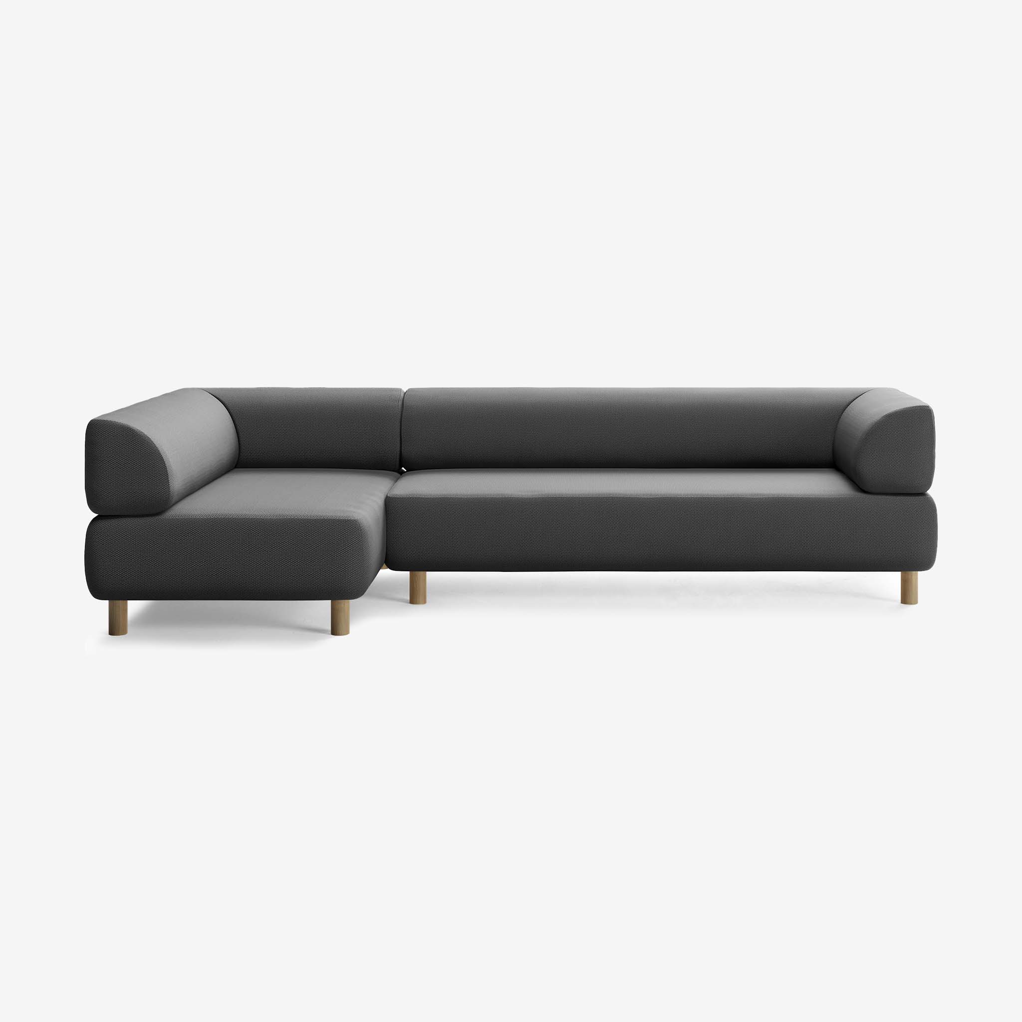 Bolder Sofa 295x150 Rechts Loop Shadow Eiche