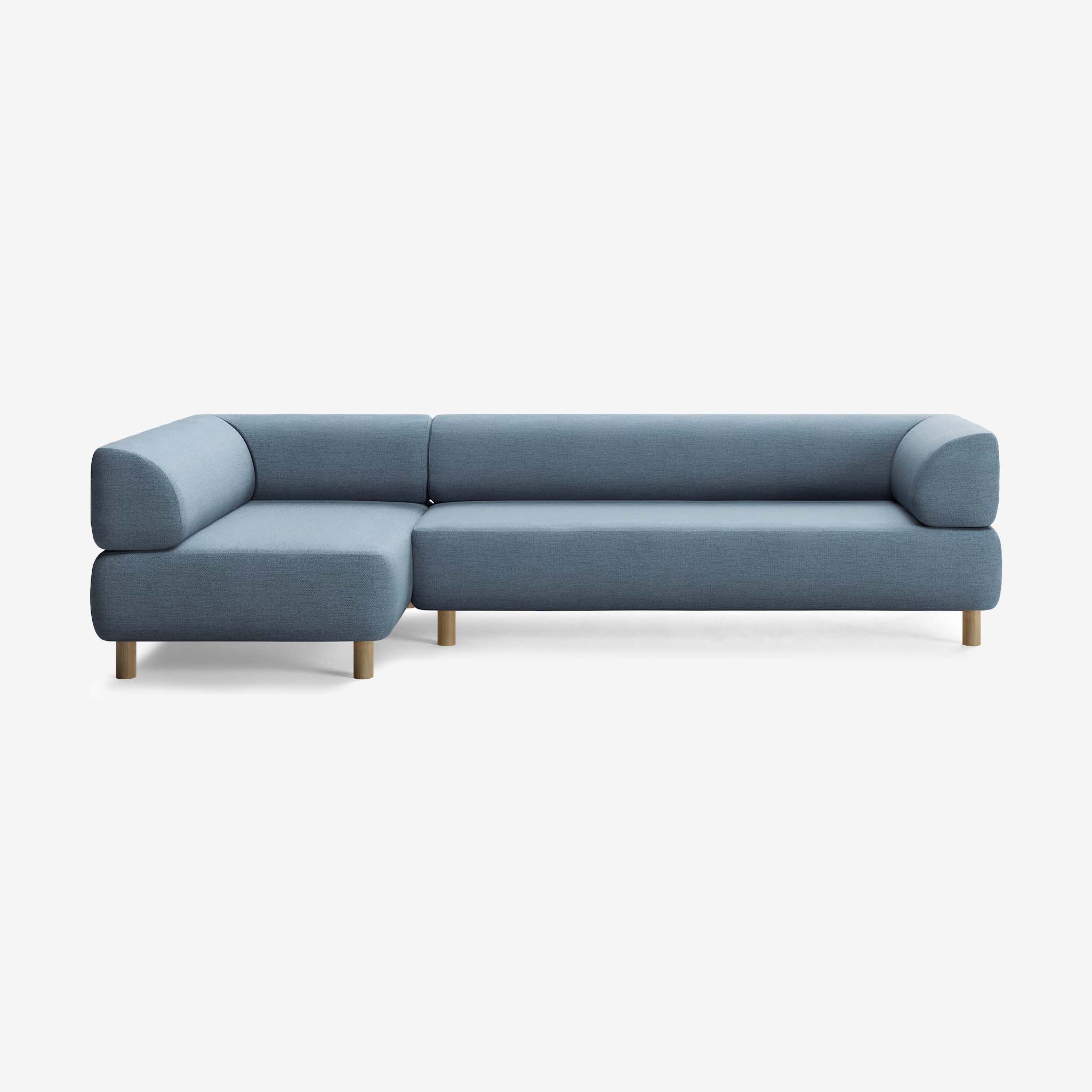 Bolder Sofa 295x150 Rechts Nantes Carbon Sky Eiche