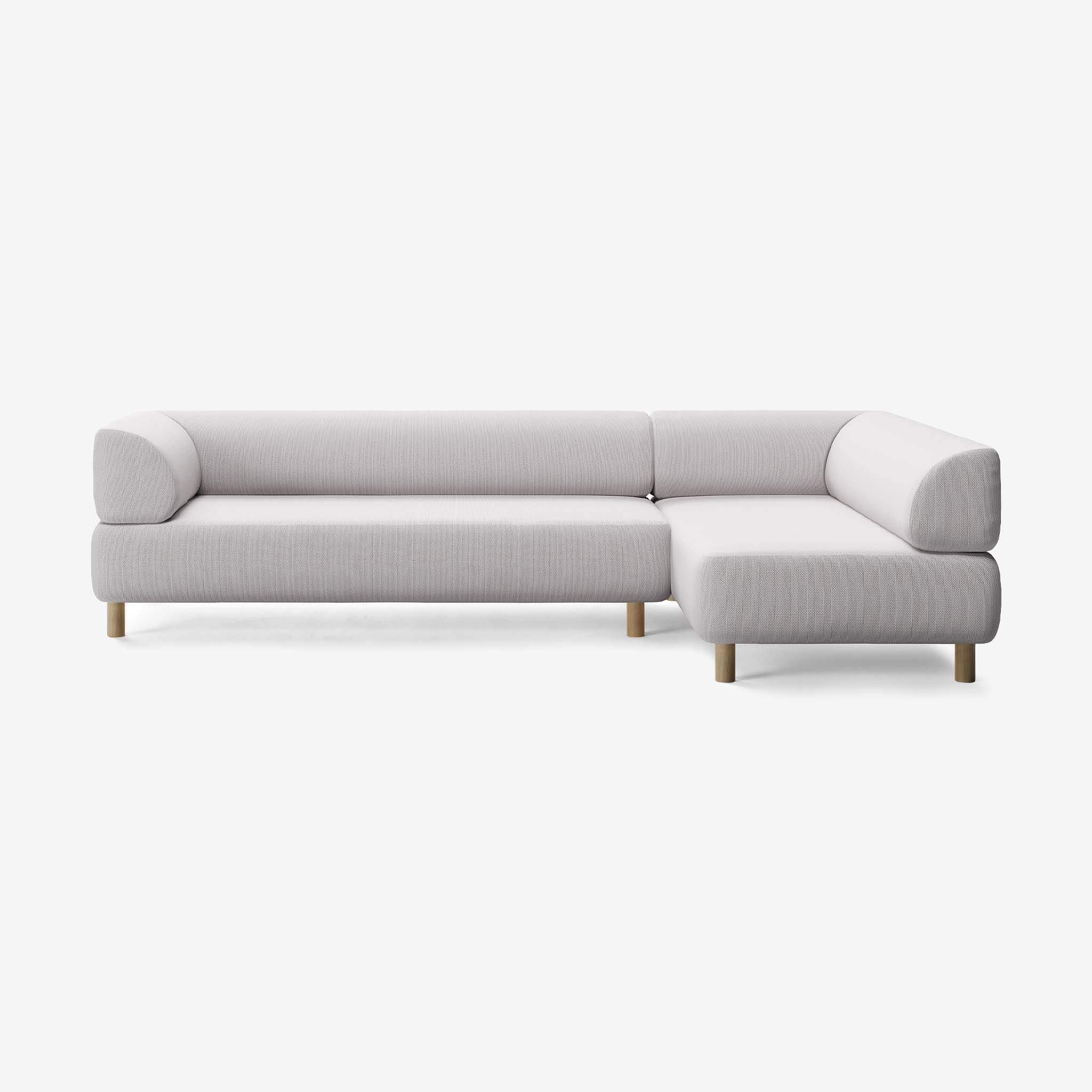 Bolder Sofa 295x170 Links Arc Concrete Eiche