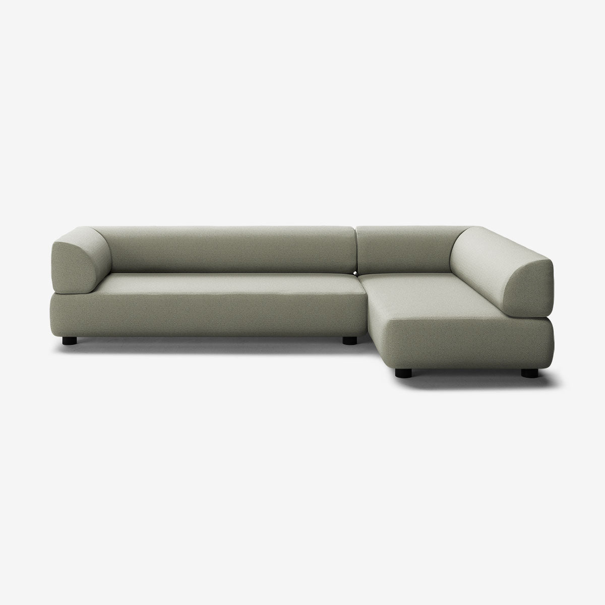 Bolder Sofa 295x170 Links Arc Oxide Niedrige Beine