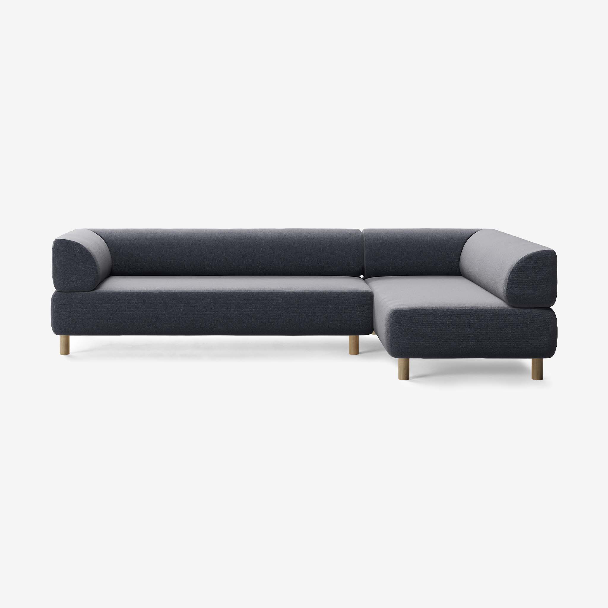 Bolder Sofa 295x170 Links Heritage Indigo Eiche