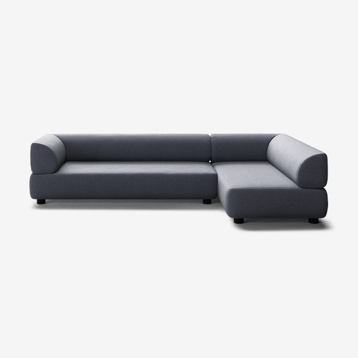 Bolder Sofa 295x170 Links Heritage Indigo Niedrige Beine