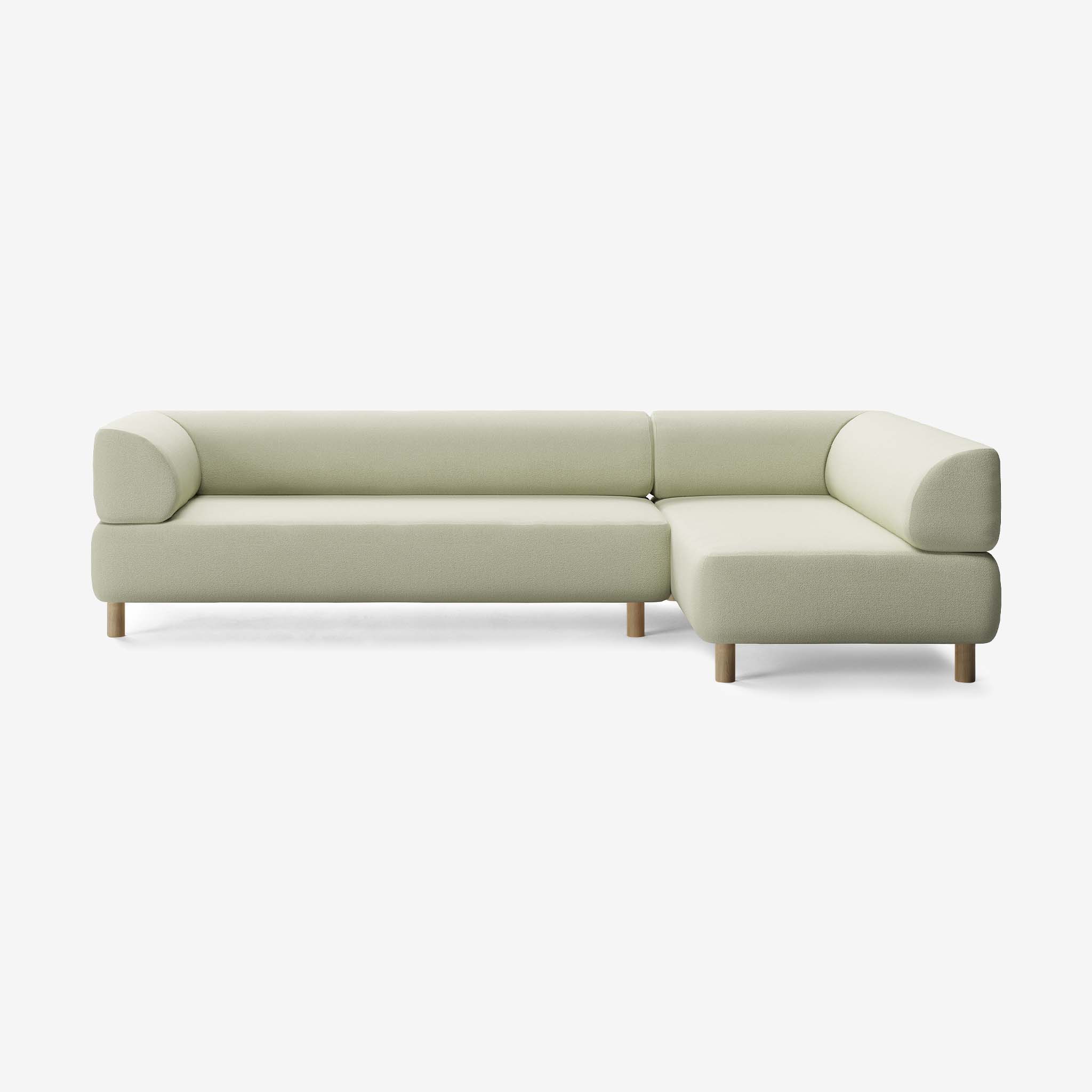 Bolder Sofa 295x170 Links Heritage Moss Eiche