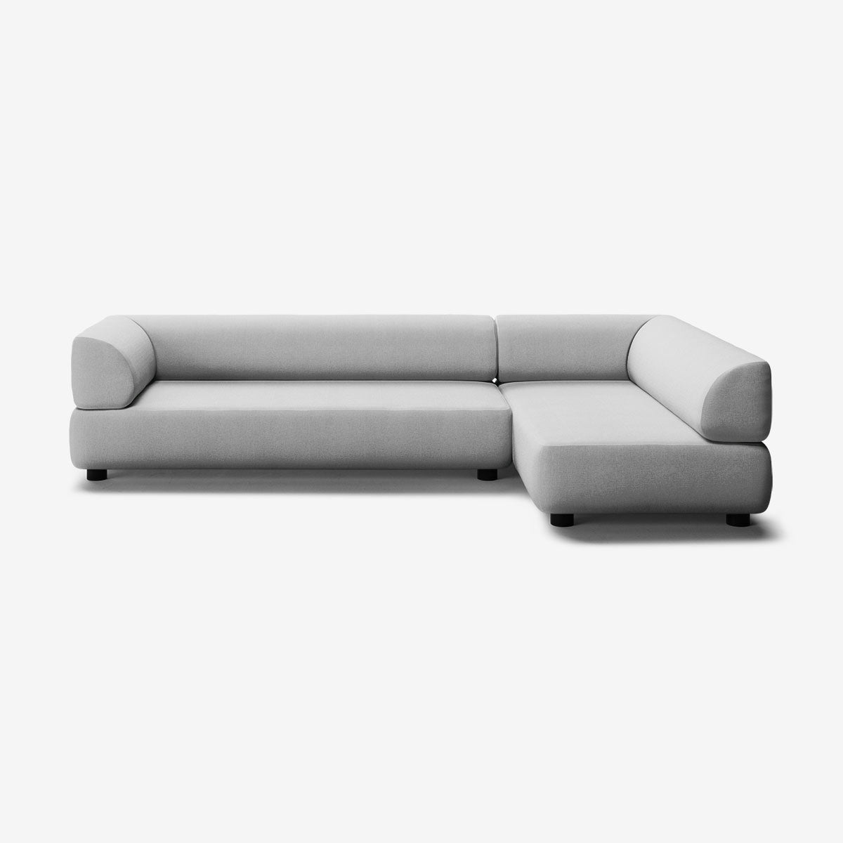 Bolder Sofa 295x170 Links Nantes Grey Chine Niedrige Beine